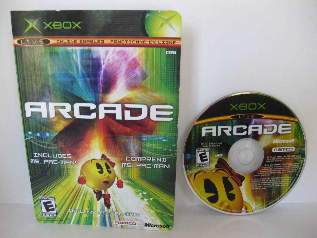 Xbox Live Arcade (Includes Ms. Pac-Man!) (w/ Sleeve) - Xbox Game